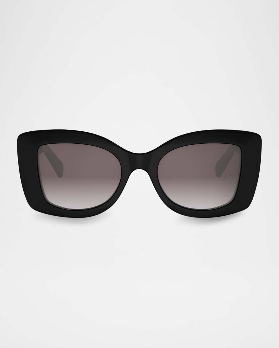 3 Dots Acetate Butterfly Sunglasses